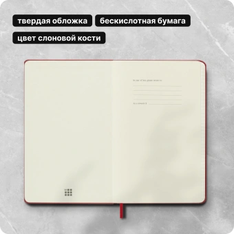Блокнот Moleskine CLASSIC QP061R Large 130х210мм 240стр. клетка твердая обложка красный - купить недорого с доставкой в интернет-магазине