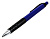Ручка шариков. Deli 6505 прозрачный d=0.7мм син. черн.