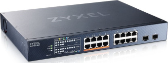 Коммутатор Zyxel XMG1915-18EP-EU0101F (L2+) 16x2.5Гбит/с 2SFP+ 8PoE++ 180W управляемый - купить недорого с доставкой в интернет-магазине