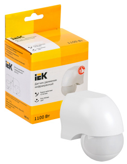 Датчик движ. IEK LDD10-010-1100-001 белый - купить недорого с доставкой в интернет-магазине