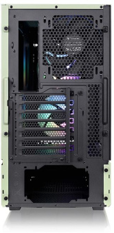 Корпус Thermaltake Ceres 300 TG ARGB Matcha зеленый без БП ATX 7x140mm 5x180mm 2xUSB3.0 audio bott PSU - купить недорого с доставкой в интернет-магазине