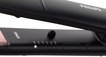 Выпрямитель Philips BHS378/00 черный/розовый макс.темп.:230С покрытие:керамико-кератиновое - купить недорого с доставкой в интернет-магазине