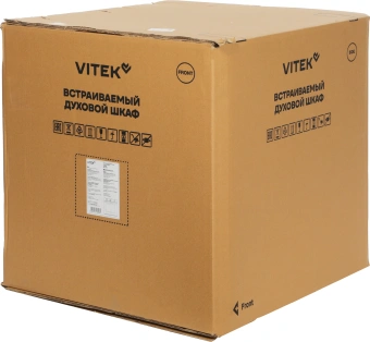 Духовой шкаф Электрический Vitek VEO 6480 BG стекло черное - купить недорого с доставкой в интернет-магазине