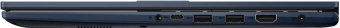 Ноутбук Asus Vivobook 15 F1504VA-BQ250 Core 5 120U 8Gb SSD512Gb Intel Graphics 15.6" WVA FHD (1920x1080) Windows 11 Home blue WiFi BT Cam (90NB13Y1-M01FT0) - купить недорого с доставкой в интернет-магазине