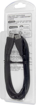 Кабель аудио-видео HDMI (m)/HDMI (m) 1.5м. черный (109519) - купить недорого с доставкой в интернет-магазине