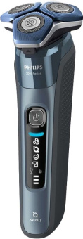 Бритва роторная Philips S7882/55 реж.эл.:3 питан.:аккум. синий/серебристый - купить недорого с доставкой в интернет-магазине