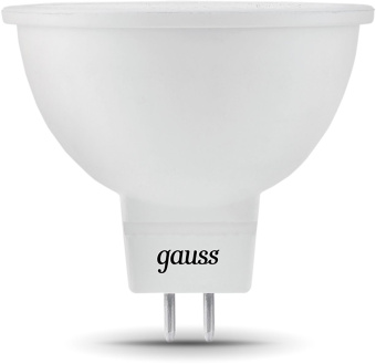 Лампа светодиодная Gauss Black 7Вт цок.:GU5.3 рефлектор 220B 3000K св.свеч.бел.теп. MR16 (упак.:10шт) (101505107) - купить недорого с доставкой в интернет-магазине