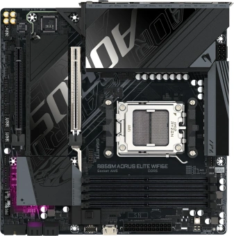 Материнская плата Gigabyte B850M A ELT WF6E SocketAM5 AMD B850 4xDDR5 mATX AC`97 8ch(7.1) 2.5Gg RAID+DP - купить недорого с доставкой в интернет-магазине