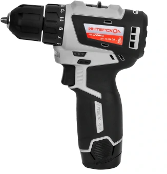 Дрель-шуруповерт Интерскол ДА-10/12В 38 аккум. патрон:быстрозажимной (кейс в комплекте) (757.3.2.46) - купить недорого с доставкой в интернет-магазине