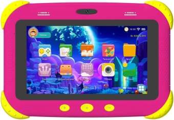 Планшет Digma CITI Kids MT8321 (1.3) 4C RAM2Gb ROM32Gb 7" IPS 1024x600 3G Android 9.0 розовый 2Mpix 0.3Mpix BT WiFi microSDHC 64Gb 2800mAh - купить недорого с доставкой в интернет-магазине
