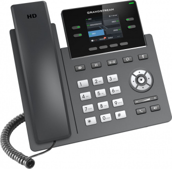 Телефон IP Grandstream GRP-2612P черный - купить недорого с доставкой в интернет-магазине