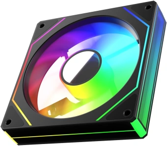 Вентилятор для корпуса Bloody CF-11 LCD ARGB 120х120x25 черный 4-pin 32дБ (упак.:1шт) (CF-11-ARGB120-BK) Ret - купить недорого с доставкой в интернет-магазине