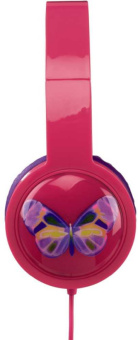 Наушники мониторные Hama Blink`n Kids 1.2м розовый проводные оголовье (00135664) - купить недорого с доставкой в интернет-магазине