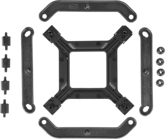 Устройство охлаждения(кулер) PcCooler RT500 BK Soc-AM5/AM4/1200/1700/1851 черный 4-pin 32dB Al+Cu 240W Ret (RT500-BKNWXX-GL) - купить недорого с доставкой в интернет-магазине