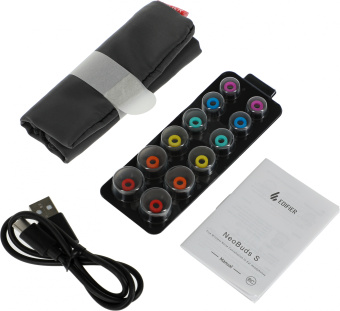 Гарнитура внутриканальные Edifier NeoBuds S черный беспроводные bluetooth в ушной раковине - купить недорого с доставкой в интернет-магазине