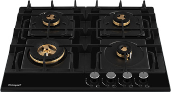 Газовая варочная поверхность Weissgauff HGG 6445 BL Volcano Burner черный - цена, купить или заказать с доставкой в интернет-магазине Газовая варочная поверхность Weissgauff HGG 6445 BL Volcano Burner черный - купить недорого с доставкой в интернет-магазине