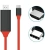 Кабель-переходник аудио-видео Premier L9G USB Type-C (m)/HDMI (m) 2м. красный (A2604RED) - купить недорого с доставкой в интернет-магазине