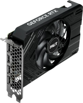 Видеокарта Palit PCI-E 4.0 RTX4060 STORMX NVIDIA GeForce RTX 4060 8Gb 128bit GDDR6 1830/17000 HDMIx1 DPx3 HDCP Ret - купить недорого с доставкой в интернет-магазине