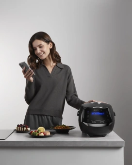 Мультиварка Polaris IQ Home PMC 0526 5л 860Вт черный - купить недорого с доставкой в интернет-магазине