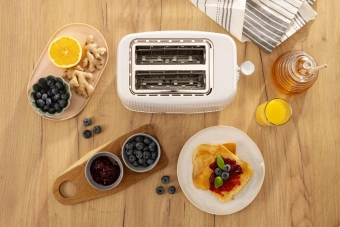 Тостер Gorenje T850DPW 860Вт белый - купить недорого с доставкой в интернет-магазине