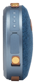 Колонка порт. Hyundai H-PAC520 синий 8W 1.0 BT/3.5Jack 10м 2200mAh - купить недорого с доставкой в интернет-магазине