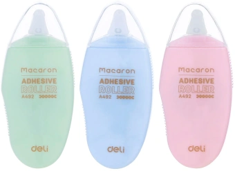 Клеющий роллер Deli EA49201 прозрачный блистер 6мм x 8м Macaron - купить недорого с доставкой в интернет-магазине