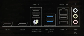 Материнская плата Asrock H610M-H2/M.2 D5 Soc-1700 Intel H610 2xDDR5 mATX AC`97 8ch(7.1) GbLAN+HDMI - купить недорого с доставкой в интернет-магазине