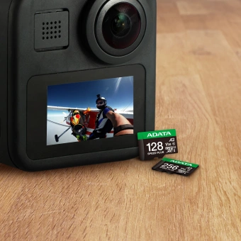 Флеш карта microSDXC 128GB A-Data UD128GUI3V30A2SP-RA1 Speed Plus V30 A2 + adapter - купить недорого с доставкой в интернет-магазине