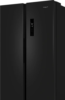 Холодильник Weissgauff WSBS 500 Inverter NoFrost Black 2-хкамерн. черный стекло инвертер - купить недорого с доставкой в интернет-магазине
