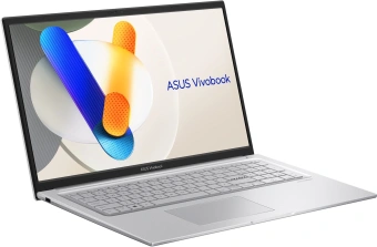 Ноутбук Asus Vivobook 17 X1704VA-AU1107 Core 7 150U 16Gb SSD1Tb Intel Graphics 17.3" IPS FHD (1920x1080) без ОС silver WiFi BT Cam (90NB13X1-M00MT0) - купить недорого с доставкой в интернет-магазине