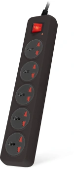 Сетевой фильтр Buro 500UNH-5-BG 5м (5 розеток) черный/серый (коробка) - купить недорого с доставкой в интернет-магазине