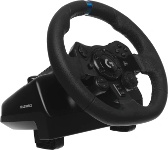 Руль Logitech G923 10кноп. (с педалями) черный - купить недорого с доставкой в интернет-магазине