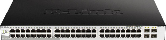 Коммутатор D-Link DGS-1210-52/ME/B1A (L2) 48x1Гбит/с 4SFP управляемый - цена, купить или заказать с доставкой в интернет-магазине Коммутатор D-Link DGS-1210-52/ME/B1A (L2) 48x1Гбит/с 4SFP управляемый - купить недорого с доставкой в интернет-магазине