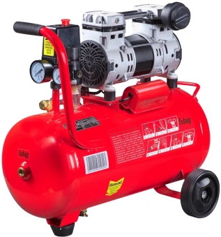 Компрессор поршневой Fubag OLS 180/24 CM1.2 Set 4.1 безмасляный 180л/мин 24л 900Вт красный/черный - купить недорого с доставкой в интернет-магазине