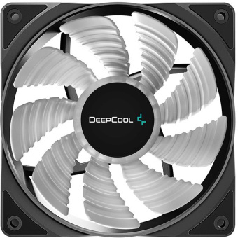 Вентилятор Deepcool RF120 FS RGB 120x120mm черный 4-pin 18-27dB 143gr Ret (DP-FLED3-RF120-FS) - купить недорого с доставкой в интернет-магазине