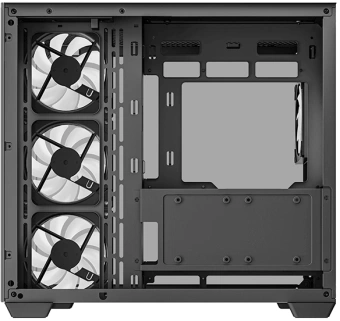 Корпус Deepcool CG530 4F черный без БП ATX 6x120mm 4x140mm 1xUSB3.0 audio bott PSU - купить недорого с доставкой в интернет-магазине