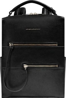 Рюкзак женский Piquadro Patricia CA6771W140/N черный кожа - купить недорого с доставкой в интернет-магазине