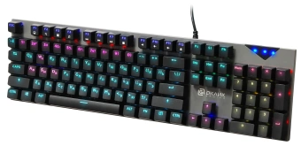 Клавиатура Оклик 935G RAGNAR механическая черный USB Multimedia for gamer LED (подставка для запястий) - купить недорого с доставкой в интернет-магазине