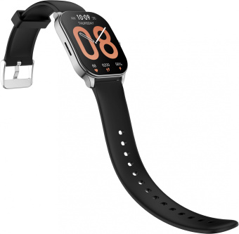 Смарт-часы Amazfit Pop 3S A2318 1.96" AMOLED корп.серебристый рем.черный (1746287) - купить недорого с доставкой в интернет-магазине