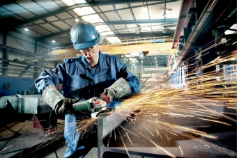 Углошлифовальная машина Metabo WEV 15-125 Quick HT 1550Вт 9600об/мин рез.шпин.:M14 d=125мм (600562000) - купить недорого с доставкой в интернет-магазине