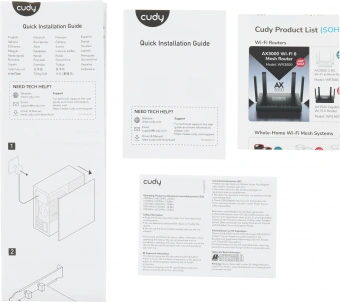 Сетевой адаптер Wi-Fi + Bluetooth Cudy WE3000 АХ5400 PCI Express (ант.внеш.съем) 2ант. - купить недорого с доставкой в интернет-магазине