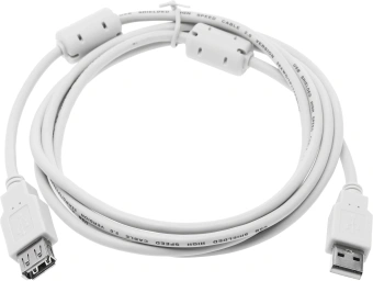 Кабель-удлинитель Ningbo USB A(m) USB A(f) 1.8м (USB2.0-AM/AF-1.8M-MG) феррит.кольца - купить недорого с доставкой в интернет-магазине