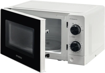 Микроволновая Печь Hyundai HYM-M2049 20л. 700Вт белый/черный - купить недорого с доставкой в интернет-магазине