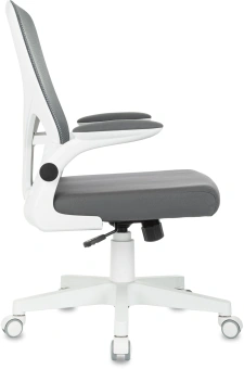 Кресло Бюрократ Aster N-W темно-серый TW-04 Neo Grey сетка/ткань крестов. пластик пластик белый - купить недорого с доставкой в интернет-магазине