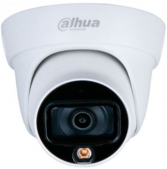 Камера видеонаблюдения аналоговая Dahua DH-HAC-HDW1509TLQP-A-LED-0280B-S2 2.8-2.8мм HD-CVI HD-TVI цв. корп.:белый (DH-HAC-HDW1509TLQP-A-LED-0280B) - купить недорого с доставкой в интернет-магазине