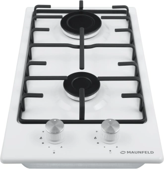 Газовая варочная поверхность Maunfeld EGHE.32.3EWG белый - купить недорого с доставкой в интернет-магазине