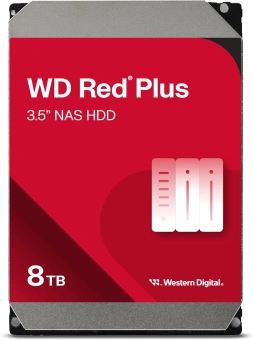 Жесткий диск WD SATA-III 8TB WD80EFPX NAS Red Plus (5640rpm) 256Mb 3.5" - купить недорого с доставкой в интернет-магазине