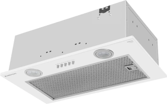 Вытяжка встраиваемая Meferi Power INBOX52WH белый управление: кнопочное (1 мотор) - купить недорого с доставкой в интернет-магазине