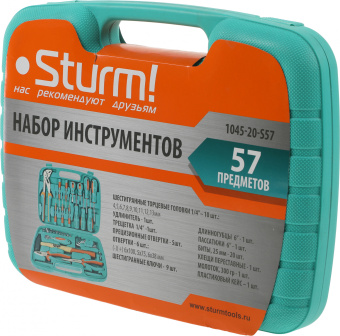 Набор инструментов Sturm! 1045-20-S57 57 предметов - цена, купить или заказать с доставкой в интернет-магазине Набор инструментов Sturm! 1045-20-S57 57 предметов - купить недорого с доставкой в интернет-магазине