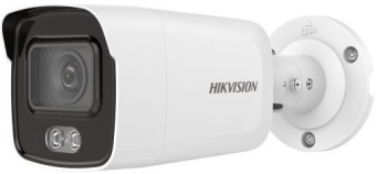 Камера видеонаблюдения IP Hikvision DS-2CD2027G2-LU(C)(2.8mm) 2.8-2.8мм цв. корп.:белый - купить недорого с доставкой в интернет-магазине
